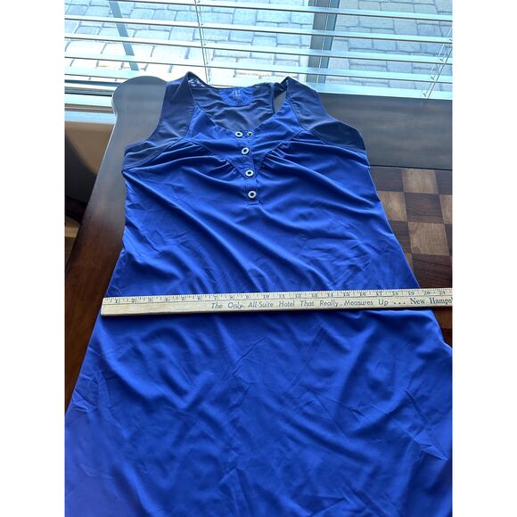 Title Nine Blue Nimblene Golf Tank Dress with pocket Medium - Picture 9 of 12